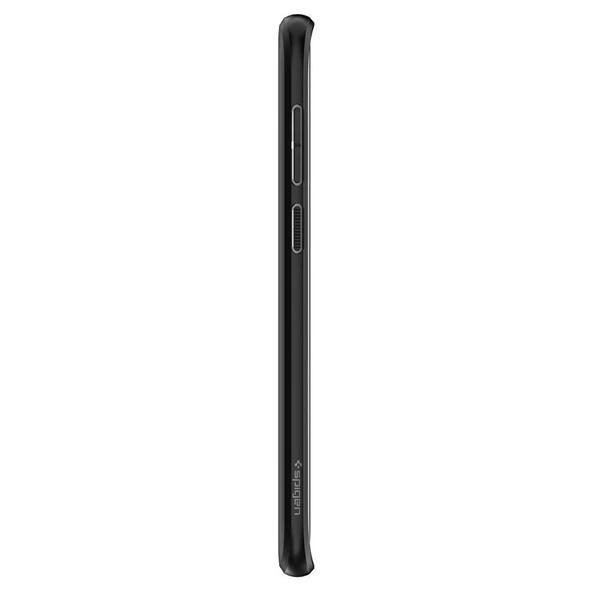 Spigen Galaxy S9 ile Uyumlu Kılıf Liquid Crystal 4 Tarafı Koruma Matte Black - 5