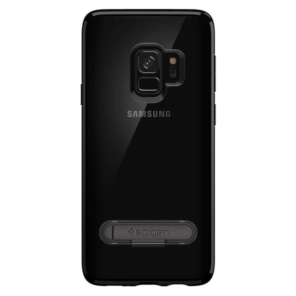 Spigen Galaxy S9 ile Uyumlu Kılıf Ultra Hybrid S Midnight Black - Resim 3