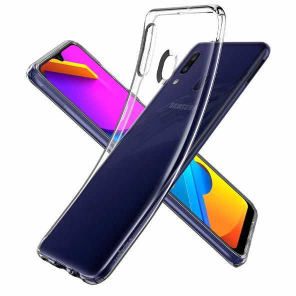 Spigen Galaxy M10s ile Uyumlu Kılıf Liquid Crystal Crystal Clear - 4