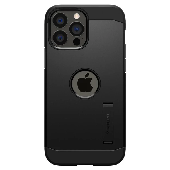 Spigen iPhone 13 Pro ile Uyumlu Kılıf Tough Armor Black - Resim 6