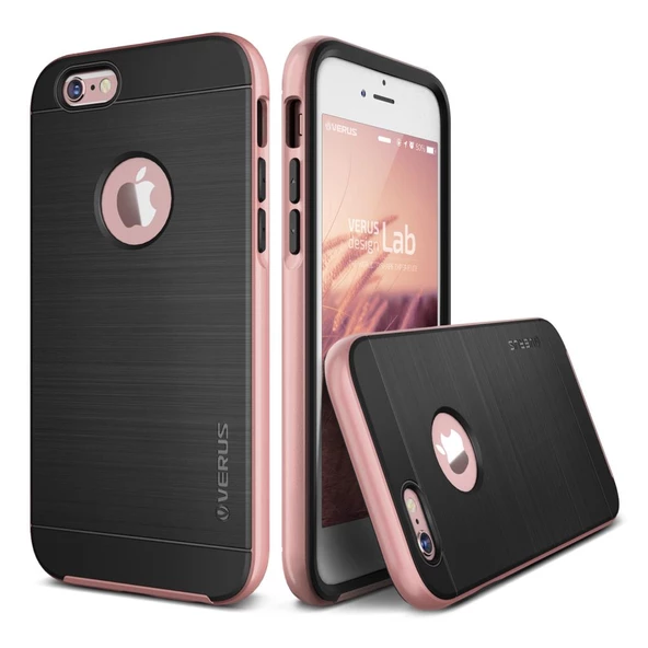 Verus iPhone 6 Plus/6S Plus ile Uyumlu High Pro Shield Kılıf Rose Gold
