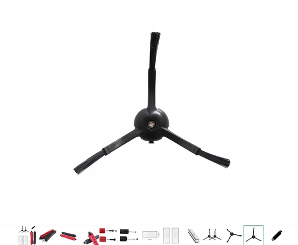 srfn ticaret Roborock S8, S8+, S8 Pro Ultra, Q5, Q5 Pro+, Q8, Q8 Max+ Uyumlu Yan Fırça - 4 Adet - Resim 4