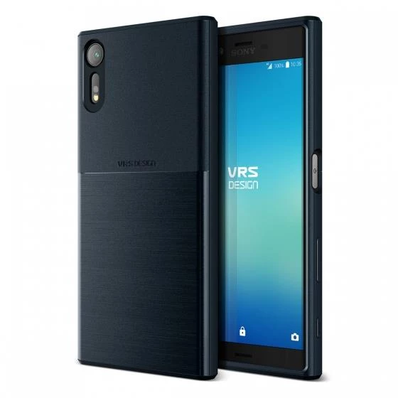 VRS Xperia XZs ile Uyumlu Single Fit Kılıf Navy - 1