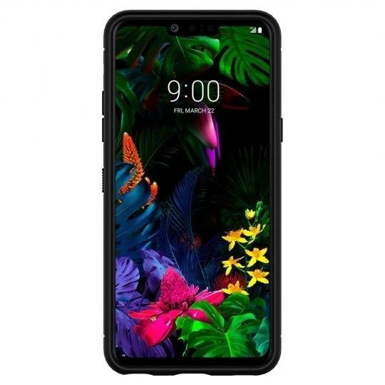 Spigen G8 ThinQ ile Uyumlu Kılıf Rugged Armor Matte Black - 3