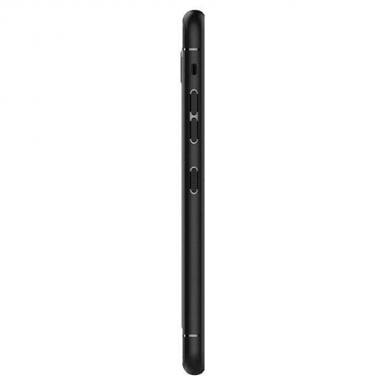 Spigen G8 ThinQ ile Uyumlu Kılıf Rugged Armor Matte Black - 4