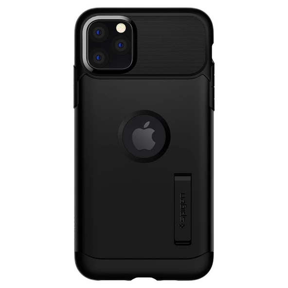 Spigen iPhone 11 Pro ile Uyumlu Kılıf Slim Armor Black - 5