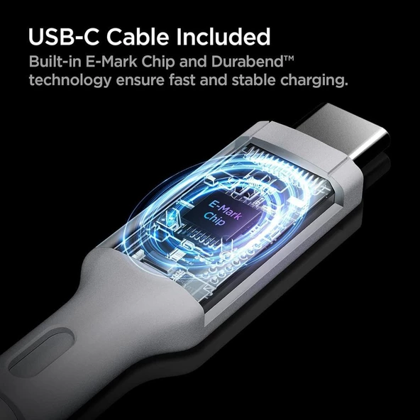 Spigen USB-C Duvar Şarj Cihazı PowerArc ArcStation Pro 45W Hızlı Şarj PE2015 - 4