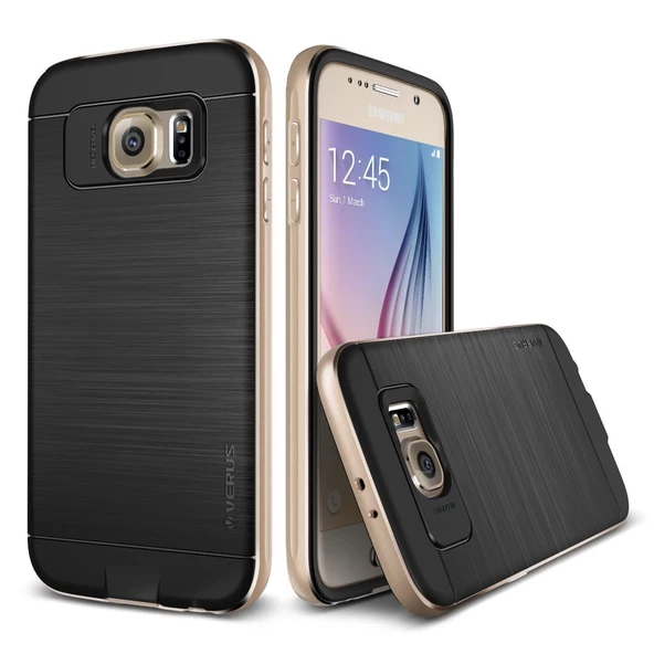 Verus Galaxy S6 ile Uyumlu Case Iron Shield Kılıf Gold ürün görseli