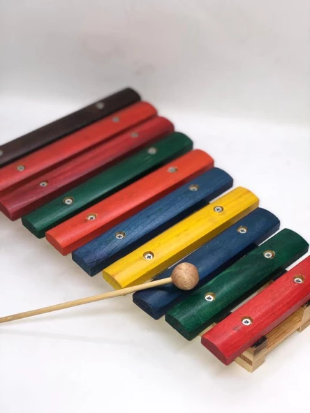 Gökkuşağı Ahşap Ksilefon 10 tonlu - 5