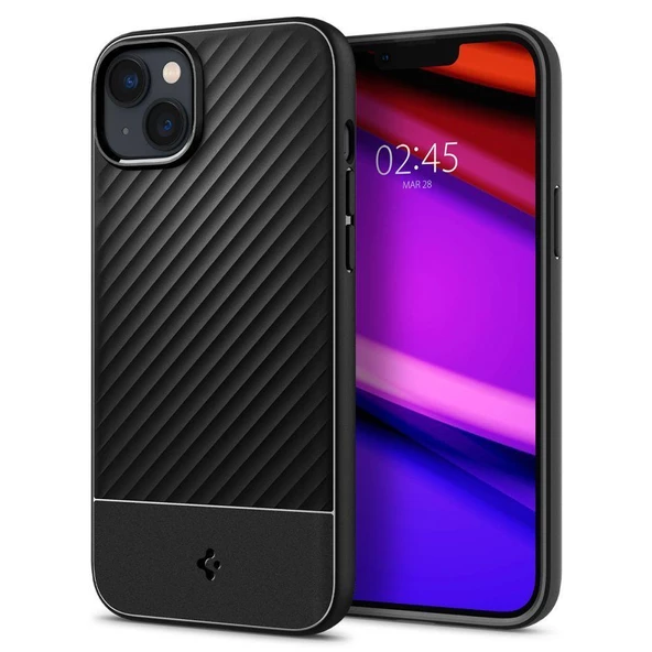Spigen iPhone 14 Plus ile Uyumlu Kılıf Core Armor Matte Black - 1