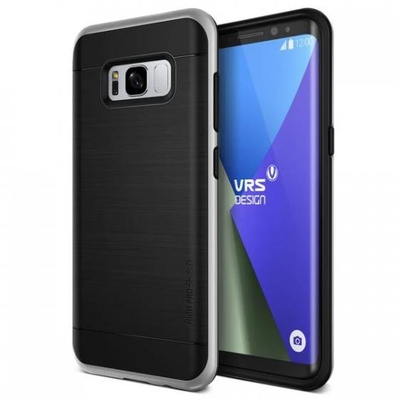 VRS Design Galaxy S8 Plus ile Uyumlu High Pro Shield Kılıf Light Silver