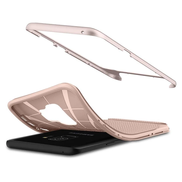Spigen Galaxy S9 ile Uyumlu Kılıf Neo Hybrid Pale Dogwood - 5