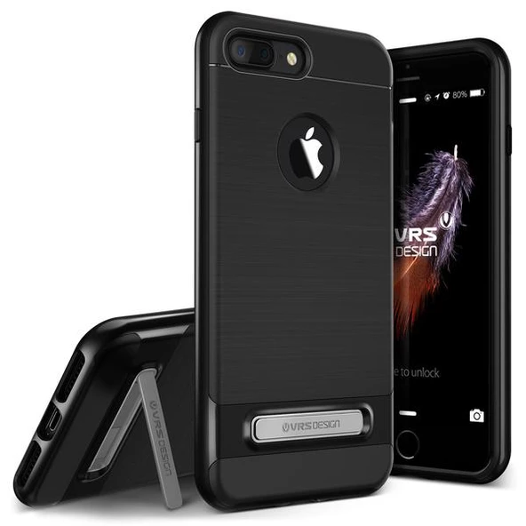 VRSDESIGN iPhone 7 Plus ile Uyumlu High Pro Shield Series Kılıf Jet Black - 1