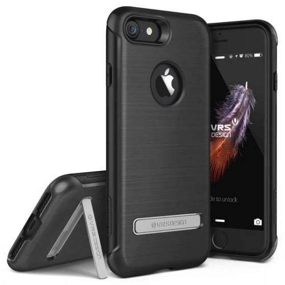 VRS Design iPhone 7 ile Uyumlu Duo Guard Kılıf Black - 1