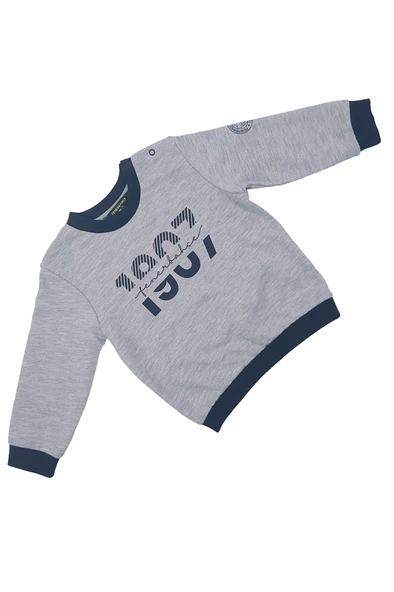 Fenerbahçe Orijinal Lisanslı Uzun Kol Lacivert Bebek 1907 Sweat Hediyelik Ahşap Kutulu - 3