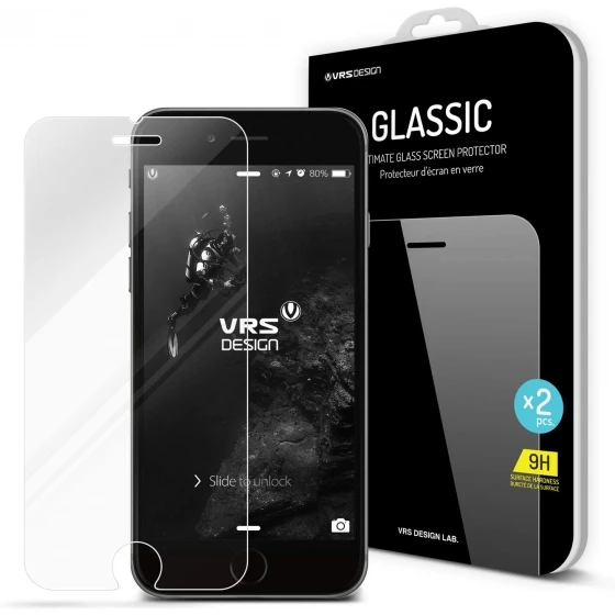 VRS iPhone 8 Plus/7 Plus ile Uyumlu Glassic 2 Adet Ekran Koruyucu - 2