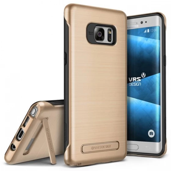 VRS Galaxy Note FE ile Uyumlu Duo Guard Kılıf Shine Gold