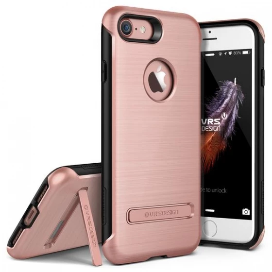 VRS Design iPhone 7 ile Uyumlu Duo Guard Kılıf Rose Gold - 1
