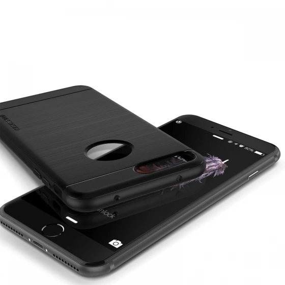VRS Design iPhone 7 Plus ile Uyumlu Simpli Fit Kılıf Phantom Black - 3
