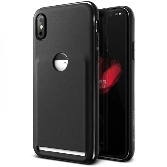 VRS Design İPhone X ile Uyumlu Damda Fit Kılıf Black - 2