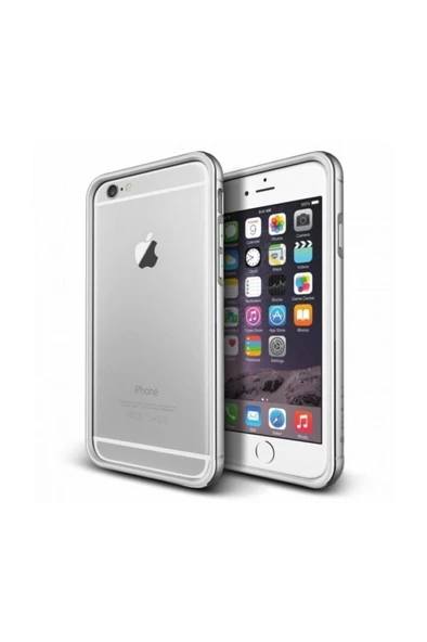 VRS Design iPhone 6 Plus / 6S Plus ile Uyumlu Iron Bumper Kılıf Black Silver ürün görseli