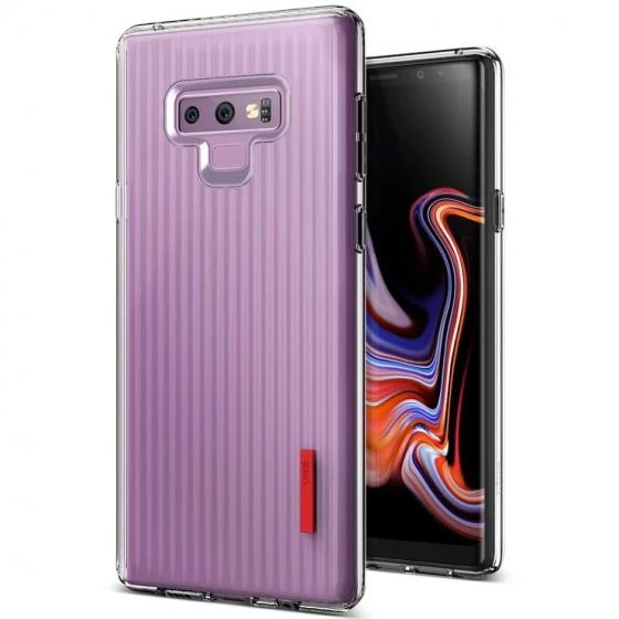 VRS Design Galaxy Note 9 ile Uyumlu Crystal Fit Label Kılıf Clear - Resim 3