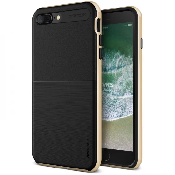 VRS iPhone 8 Plus / 7 Plus ile Uyumlu New High Pro Shield Kılıf Gold