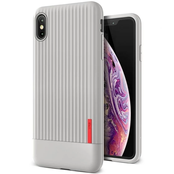 VRS iPhone Xs Max ile Uyumlu Single Fit Kılıf Gray - 1
