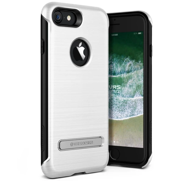 VRS Design iPhone 8/7 ile Uyumlu New Duo Guard Kılıf Cream White - 1