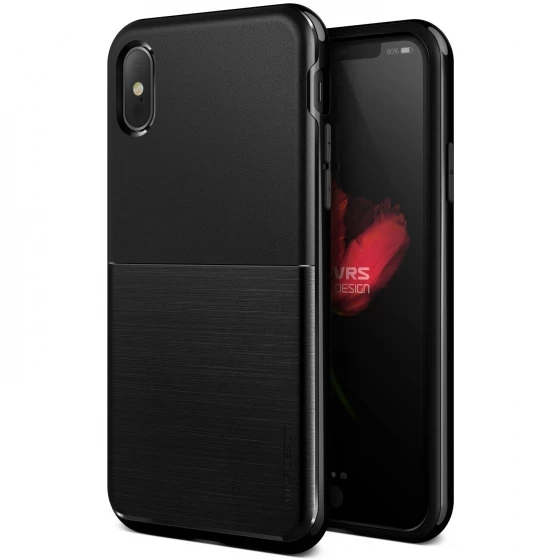 VRS iPhone X ile Uyumlu High Pro Shield Kılıf Black