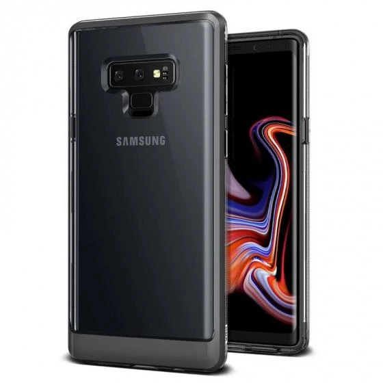 VRS Design Galaxy Note 9 ile Uyumlu Crystal Bumper Kılıf Steel Silver - 1