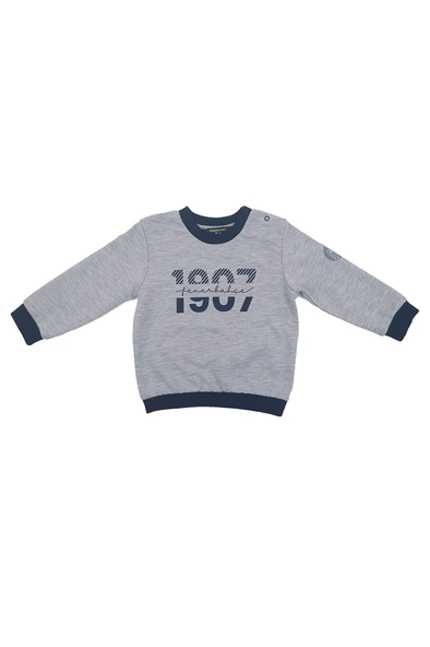 Fenerbahçe Orijinal Lisanslı Uzun Kol Lacivert Bebek 1907 Sweat - 5