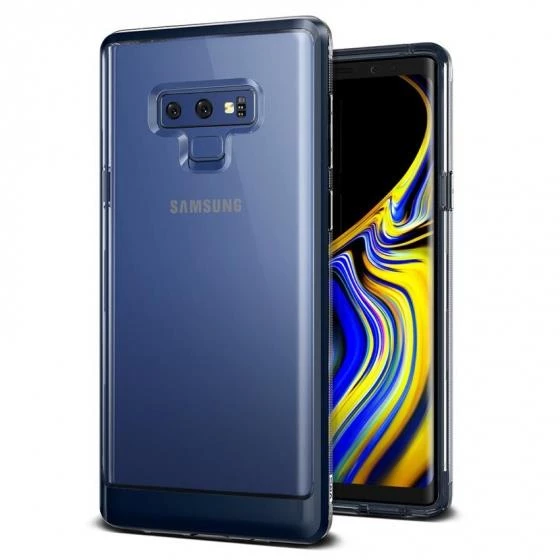 VRS Design Galaxy Note 9 ile Uyumlu Crystal Bumper Kılıf Deep Sea Blue - 1