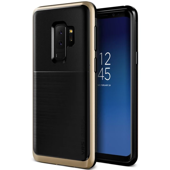 VRS Design Galaxy S9 Plus ile Uyumlu High Pro Shield Kılıf Shine Gold