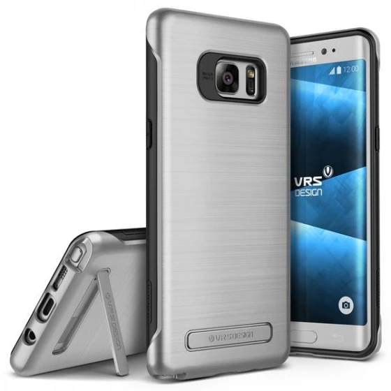 VRS Galaxy Note FE ile Uyumlu Duo Guard Kılıf Light Silver