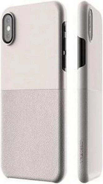 VRS Design iPhone X ile Uyumlu Skin Fit Kılıf Light Pebble - 3