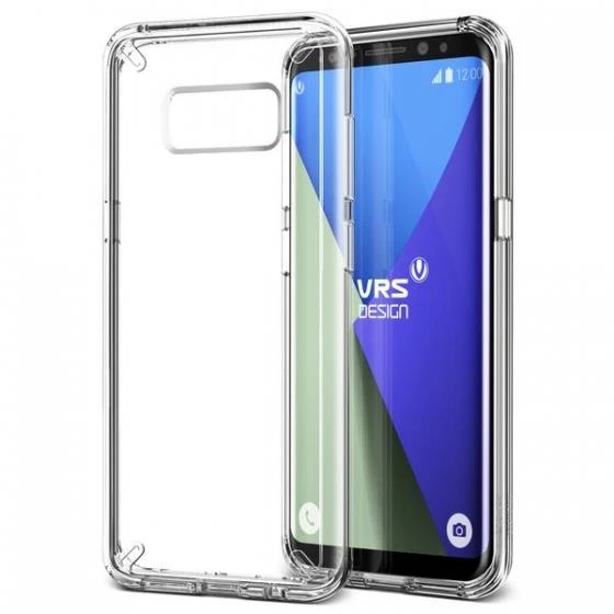 VRS Design Galaxy S8 Plus ile Uyumlu Crystal Mixx Kılıf Clear