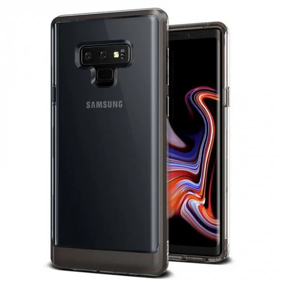 VRS Design Galaxy Note 9 ile Uyumlu Crystal Bumper Kılıf Metallic Black - 1