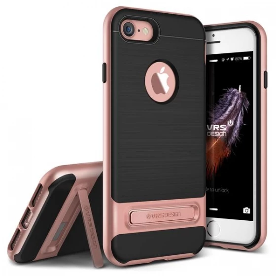 VRS iPhone 7 ile Uyumlu High Pro Shield Kılıf Rose Gold - 1