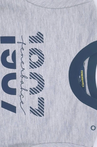 Fenerbahçe Orijinal Lisanslı Uzun Kol Lacivert Bebek 1907 Sweat Hediyelik Ahşap Kutulu - 5