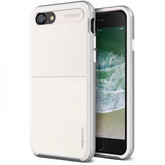 VRS iPhone 8 / 7 ile Uyumlu New High Pro Shield Kılıf Silver - 2
