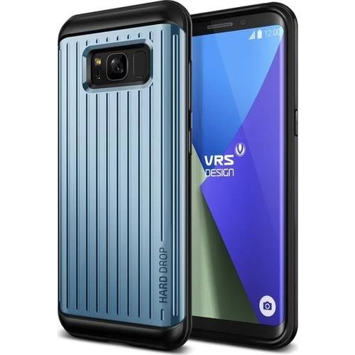 VRS Design Galaxy S8 ile Uyumlu Waved Hard Drop Kılıf Waved Waved Blue Coral - 2