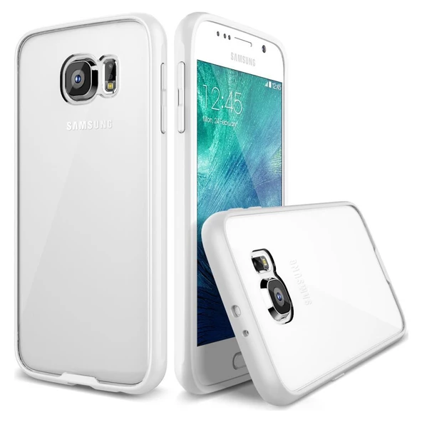 Verus Galaxy S6 ile Uyumlu Crystal Mixx Kılıf White