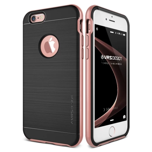 Verus iPhone 6/6S ile Uyumlu New High Pro Shield Series Kılıf Rose Gold