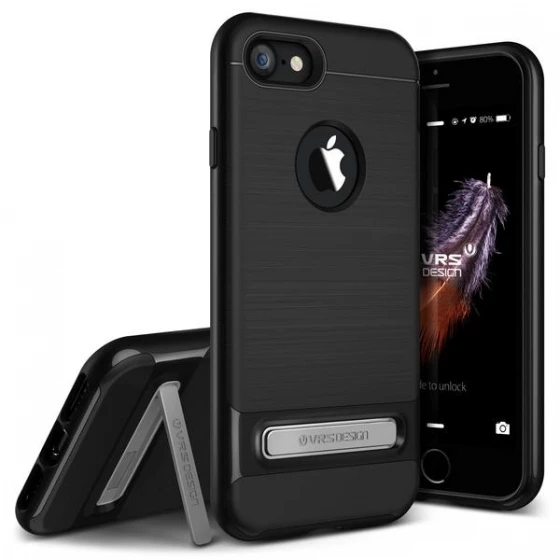 VRS iPhone 7 ile Uyumlu High Pro Shield Kılıf Jet Black