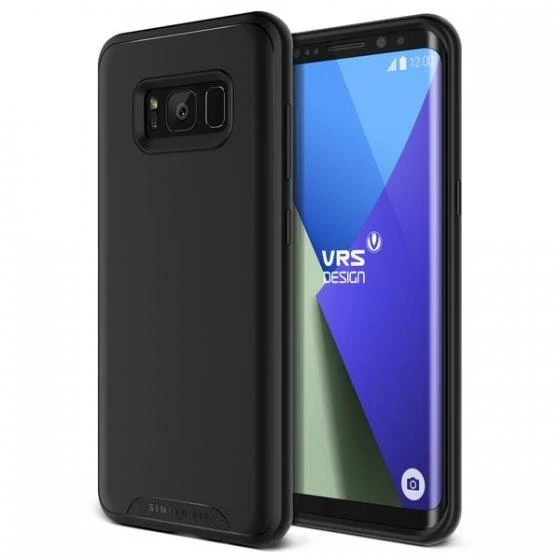 VRS Design Galaxy S8 Plus ile Uyumlu Single Fit Kılıf Black