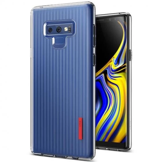 VRS Design Galaxy Note 9 ile Uyumlu Crystal Fit Label Kılıf Clear - Resim 2
