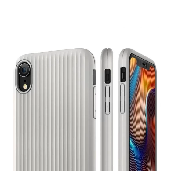 VRS iPhone XR ile Uyumlu Single Fit Kılıf Gray - 2