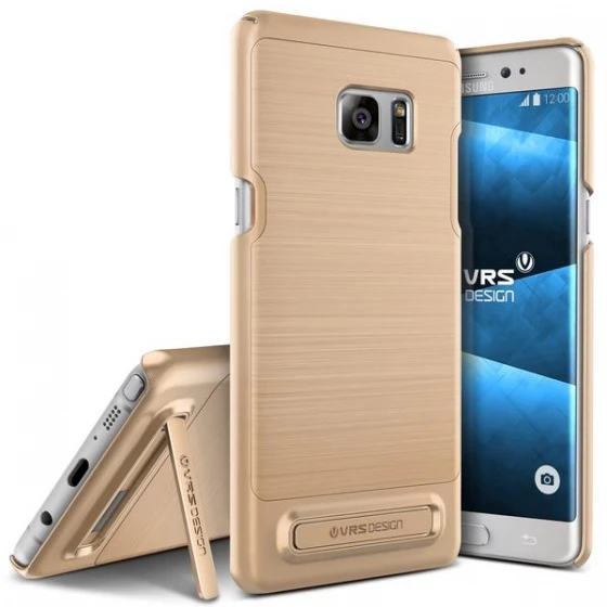 VRS Galaxy Note FE ile Uyumlu Simpli Lite Kılıf Shine Gold