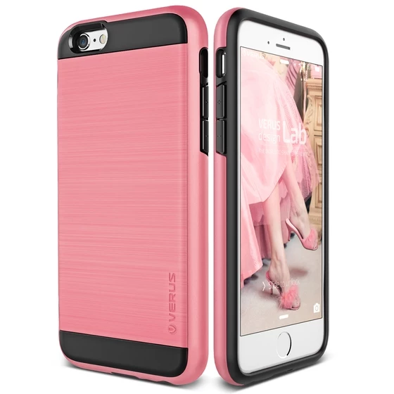 VRS iPhone 6 / 6s ile Uyumlu Verge Kılıf Rose Pink - 1